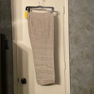 Tan Eileen Fisher trousers. Size 8.